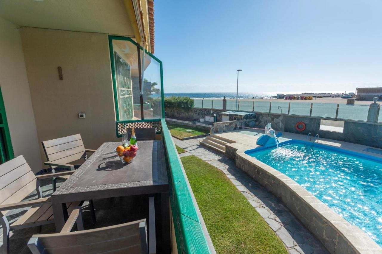 Las Burras Beach Terrace&Pool By Canariasgetaway San Agustín Exterior foto